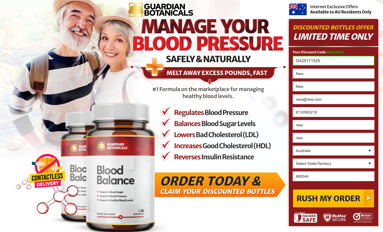 Guardian Botanicals Blood Balance AU
